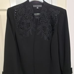 Womens black dress suit